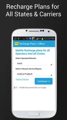 Recharge Plans + Offers android App screenshot 4